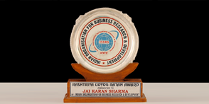 Rashtriya Udyog Ratan Award to our CMD Sh Jai Karan Sharma