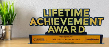 Late Shri Jai Karan Sharma bestowed upon with Lifetime Achievement Award.